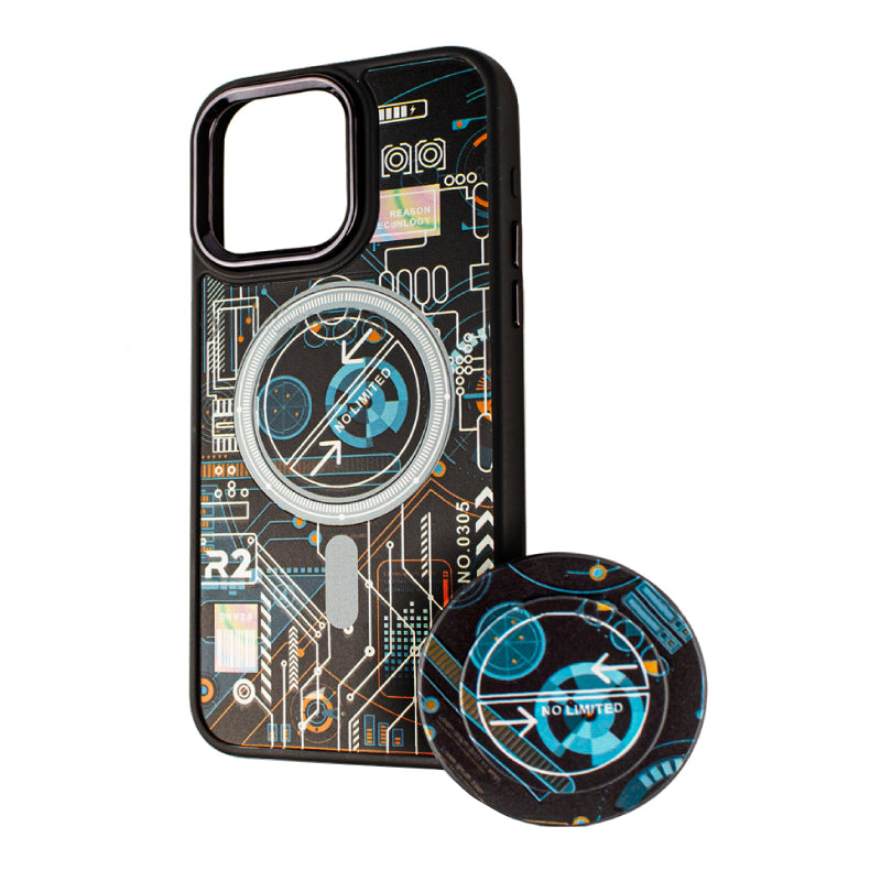 MagSafe ovitek za Xiaomi Redmi 10A / 9C, BOTER, MagPopsocket Technology, Večbarven