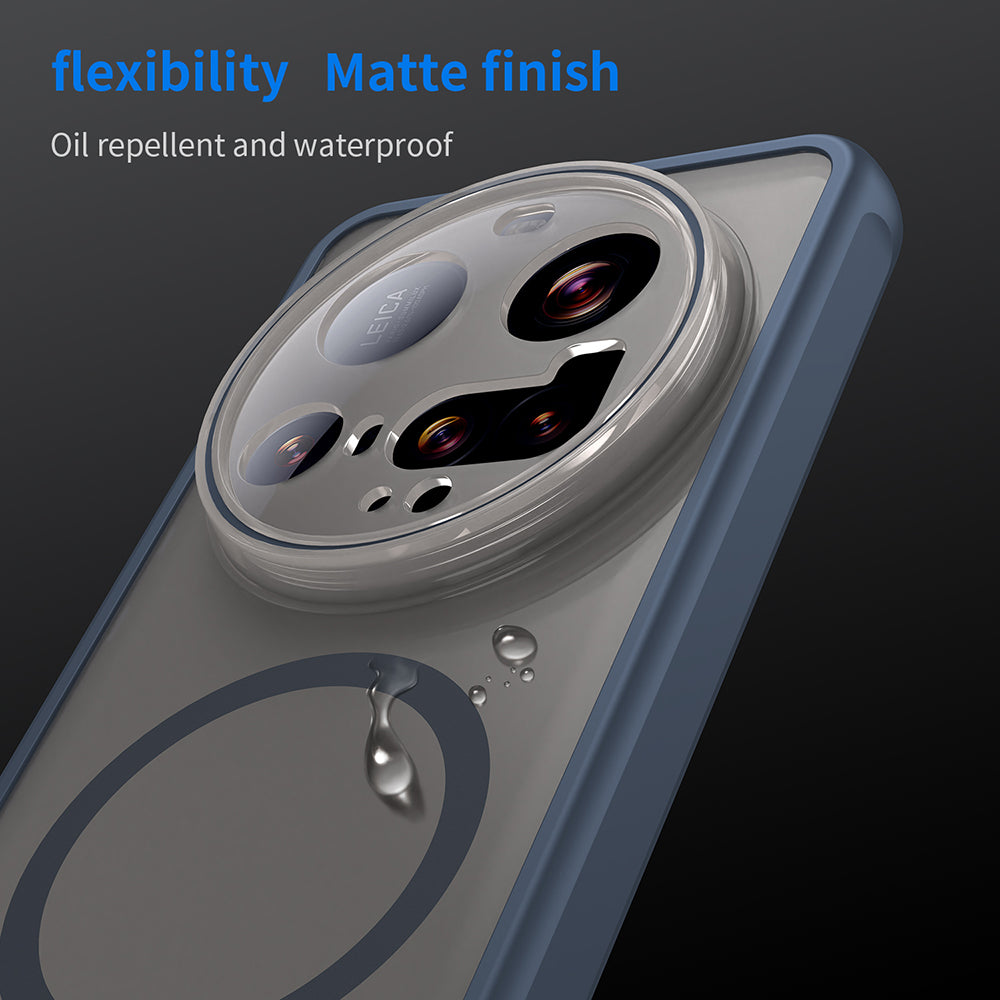 MagSafe ovitek za Xiaomi 15 Ultra, Techsuit, HaloFrost II, temno moder