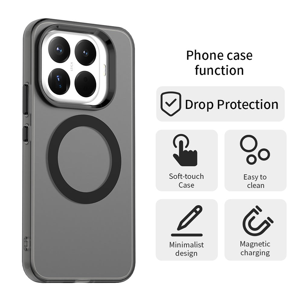 Ovitek MagSafe za Xiaomi 15T Pro, Techsuit, CandyCase, Črna