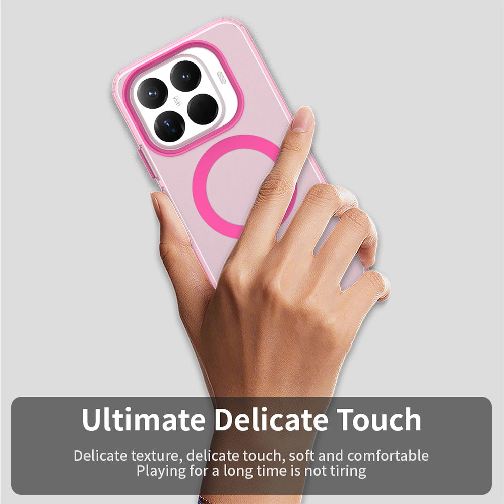 Ovitek MagSafe za Xiaomi 15T Pro, Techsuit, CandyCase, Roza
