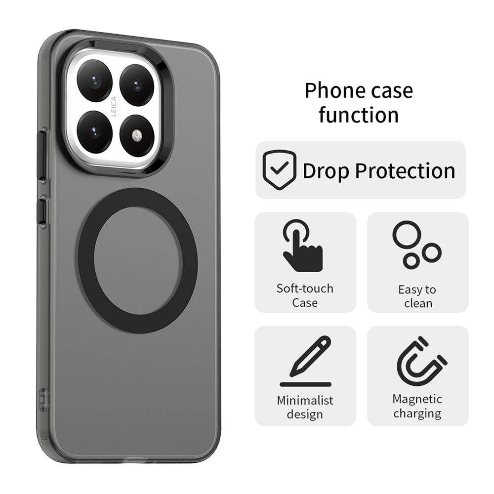 Ovitek MagSafe za Xiaomi 15T, Techsuit, CandyCase, Črn