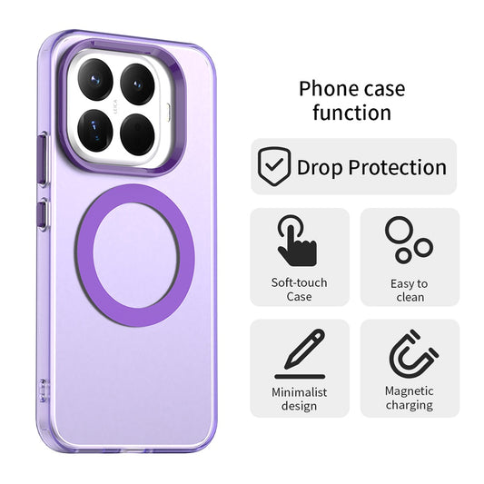 Ovitek MagSafe za Xiaomi 17T Pro, Techsuit, CandyCase, vijoličen