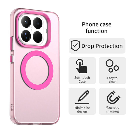 MagSafe ovitek za Xiaomi 17T Pro, Techsuit, CandyCase, roza