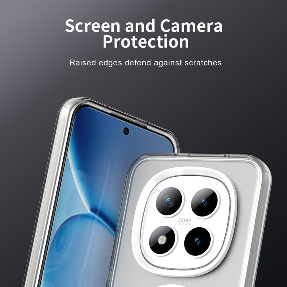 Ovitek MagSafe za Xiaomi Poco M8 Pro / Redmi Note 15 Pro+ 5G, Techsuit, CandyCase, Bela