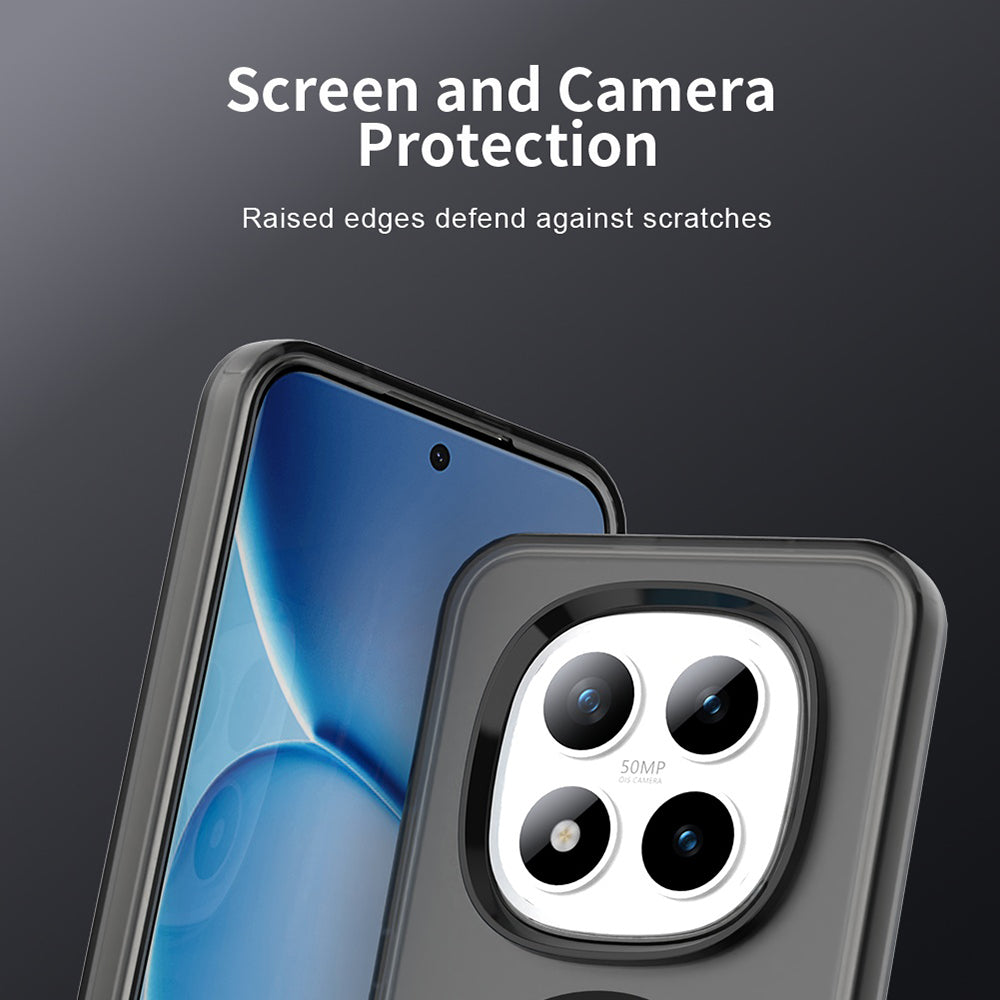 Ovitek MagSafe za Xiaomi Poco M8 Pro / Redmi Note 15 Pro+ 5G, Techsuit, CandyCase, Črna