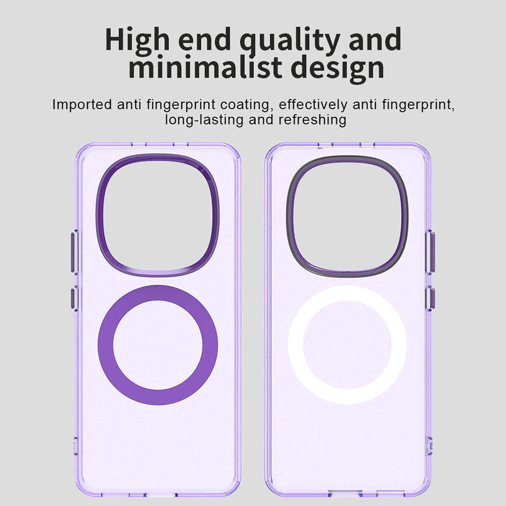 Ovitek MagSafe za Xiaomi Poco M8 / Redmi Note 15 5G / Note 15 4G, Techsuit, CandyCase, Vijolična