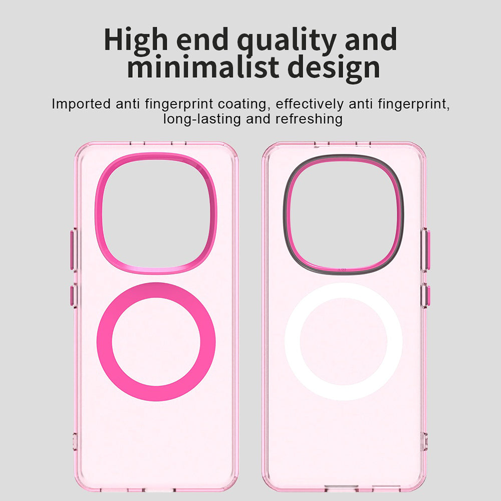 Ovitek MagSafe za Xiaomi Poco M8 / Redmi Note 15 5G / Note 15 4G, Techsuit, CandyCase, Roza
