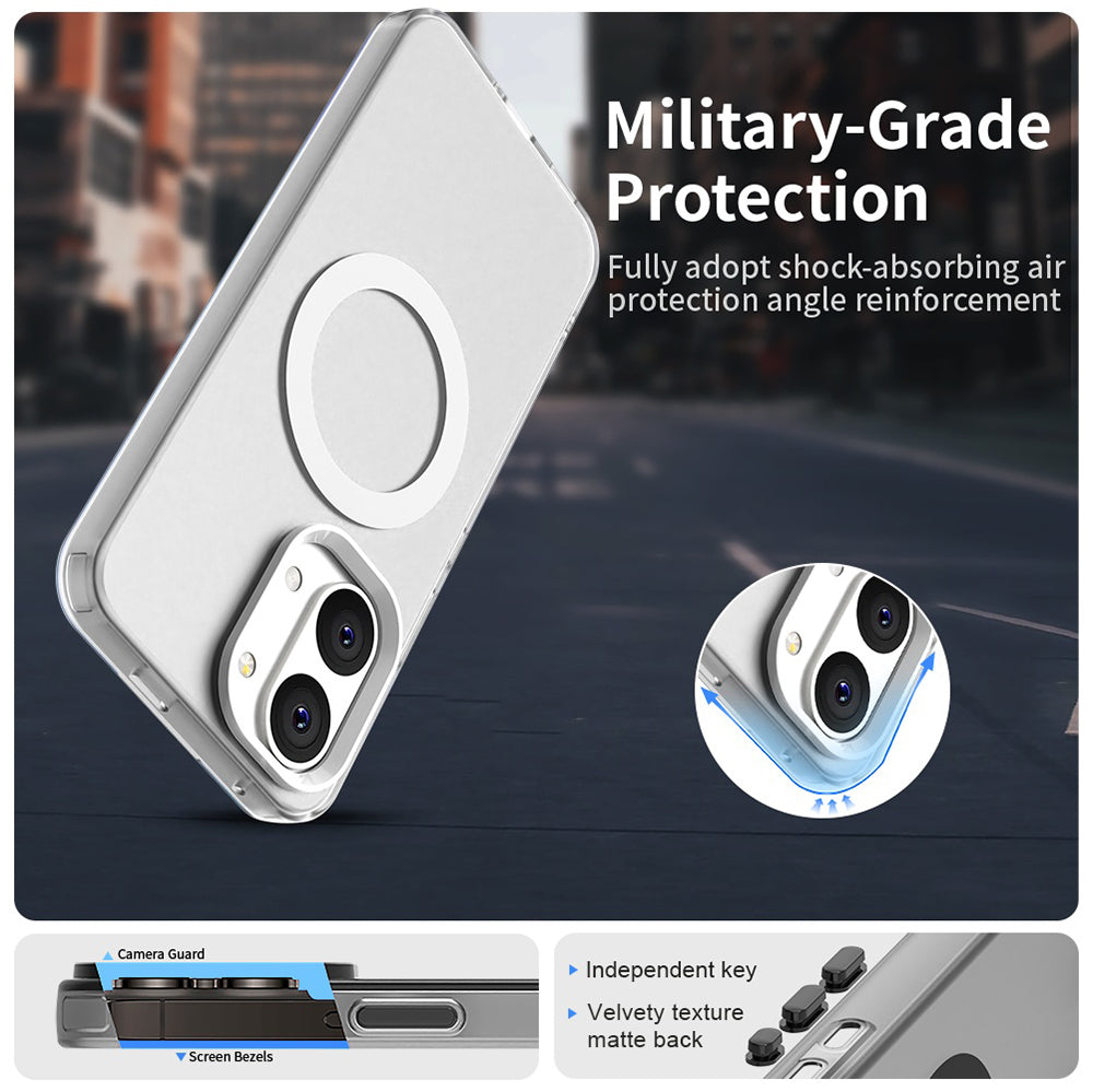 MagSafe ovitek za Xiaomi Poco X8 Pro Max, Techsuit, CandyCase, bel