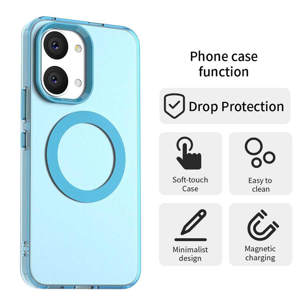 MagSafe ovitek za Xiaomi Poco X8 Pro Max, Techsuit, CandyCase, modra