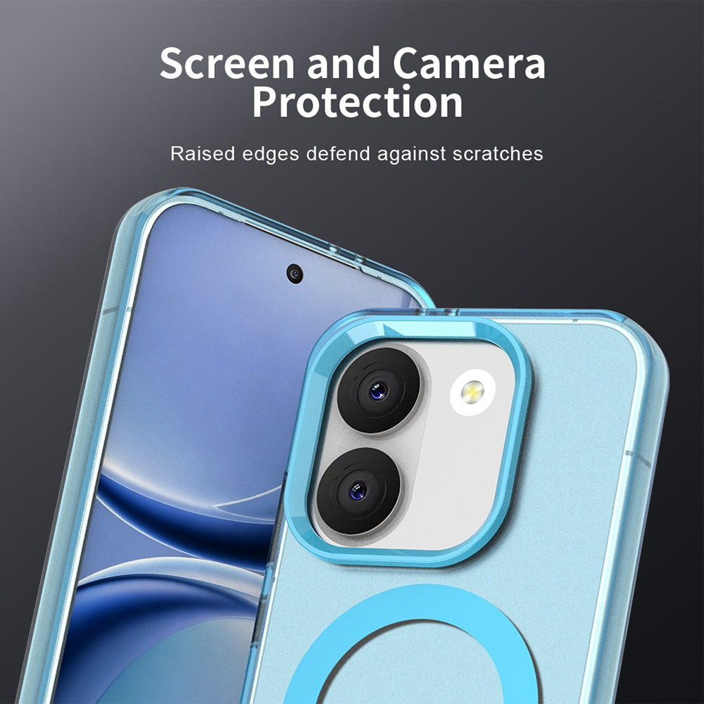 MagSafe ovitek za Xiaomi Poco X8 Pro, Techsuit, CandyCase, modra