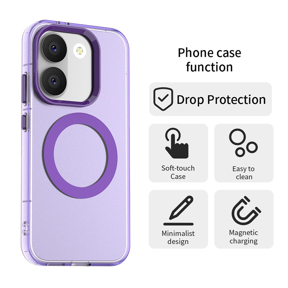 MagSafe Case for Xiaomi Poco X8 Pro, Techsuit, CandyCase, Purple