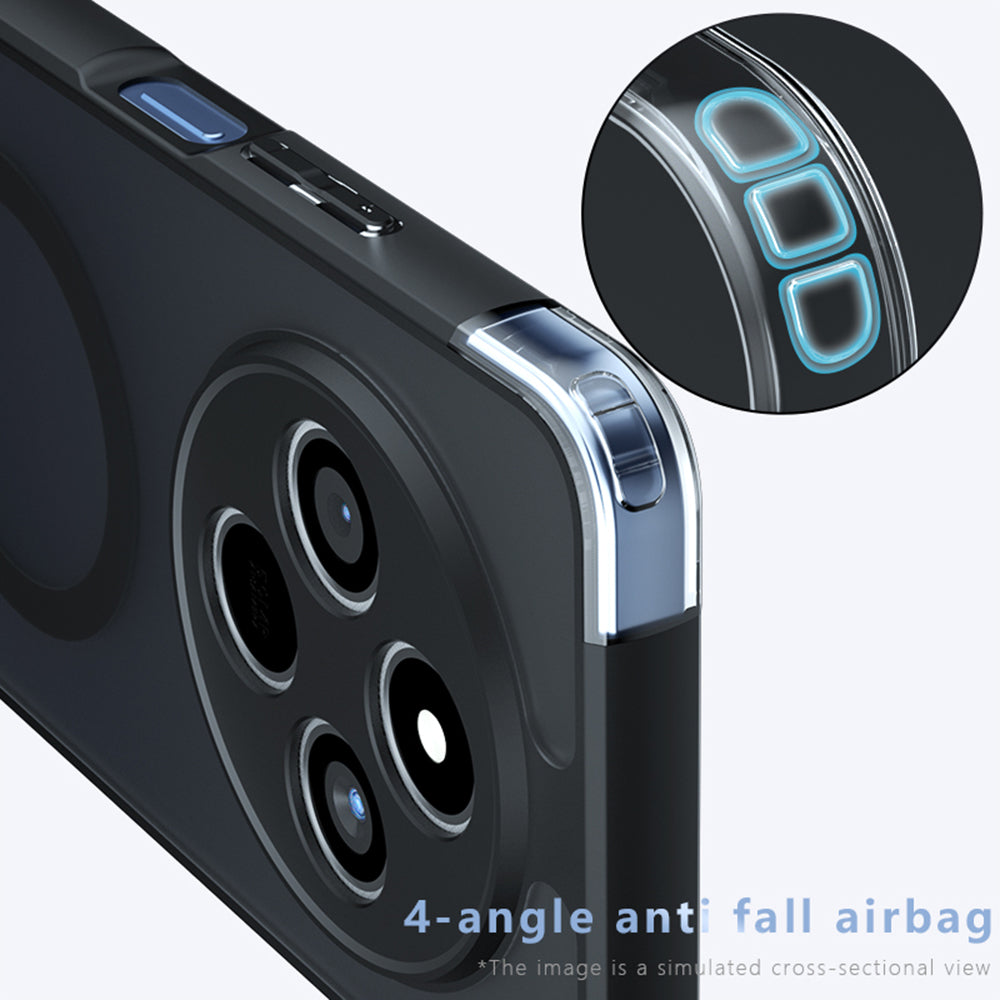 MagSafe ovitek za Xiaomi Redmi 14C, Techsuit, PureFrost, Črn