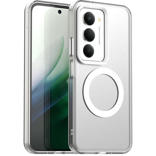 Ovitek MagSafe za Xiaomi Redmi 15 5G / 15 4G, Techsuit, CandyCase, Bela