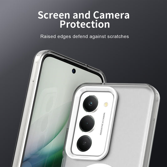 Ovitek MagSafe za Xiaomi Redmi 15 5G / 15 4G, Techsuit, CandyCase, Bela