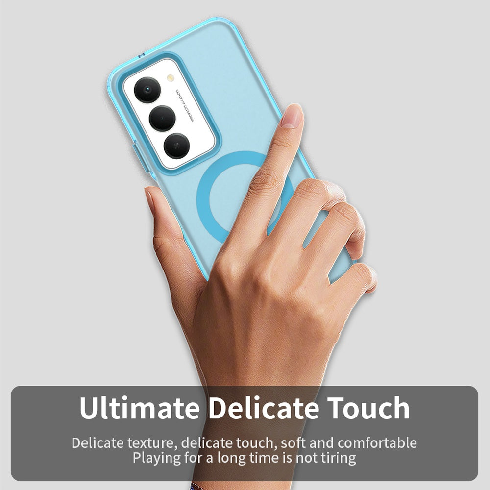Ovitek MagSafe za Xiaomi Redmi 15 5G / 15 4G, Techsuit, CandyCase, Modra