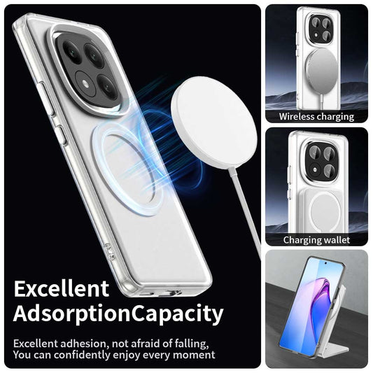 MagSafe ovitek za Xiaomi Redmi Note 14 Pro+ 5G, Techsuit, CandyCase, Bela