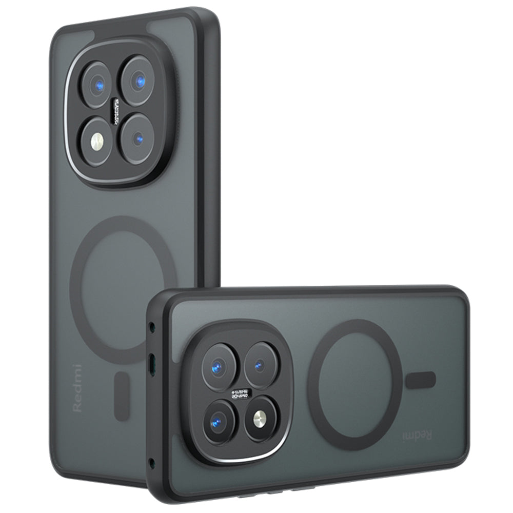 MagSafe ovitek za Xiaomi Redmi Note 14 Pro+ 5G, Techsuit, PureFrost, mat črn