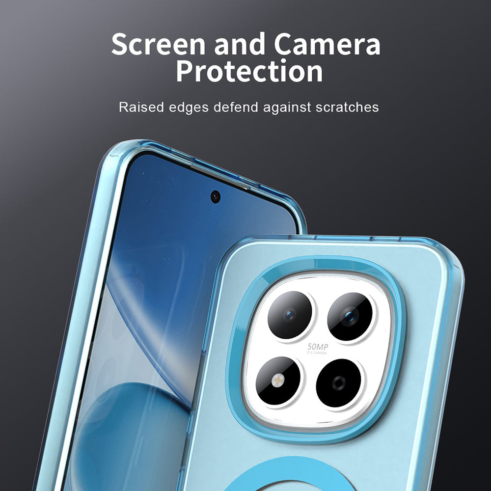 Ovitek MagSafe za Xiaomi Redmi Note 15 Pro 5G, Techsuit, CandyCase, Modra