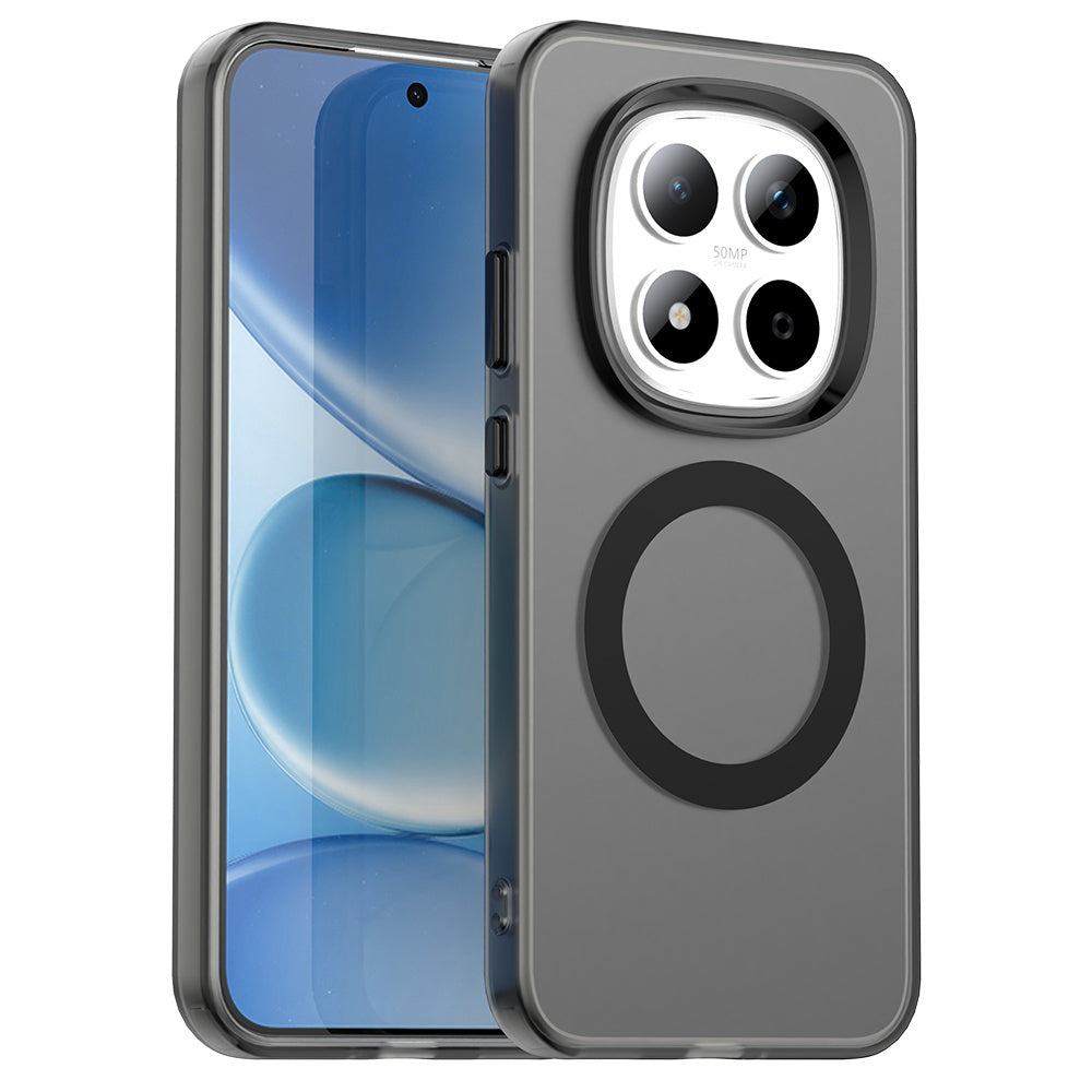 Ovitek MagSafe za Xiaomi Redmi Note 15 Pro 5G, Techsuit, CandyCase, Črn