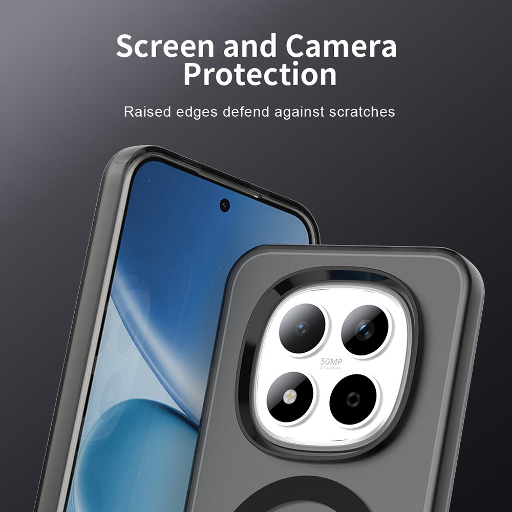 Ovitek MagSafe za Xiaomi Redmi Note 15 Pro 5G, Techsuit, CandyCase, Črn