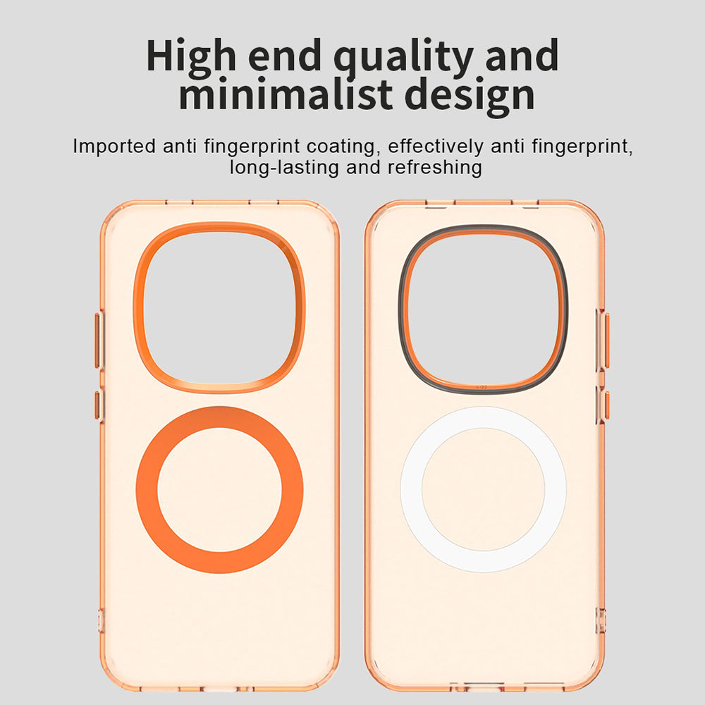 Ovitek MagSafe za Xiaomi Redmi Note 15 Pro 5G, Techsuit, CandyCase, Oranžen
