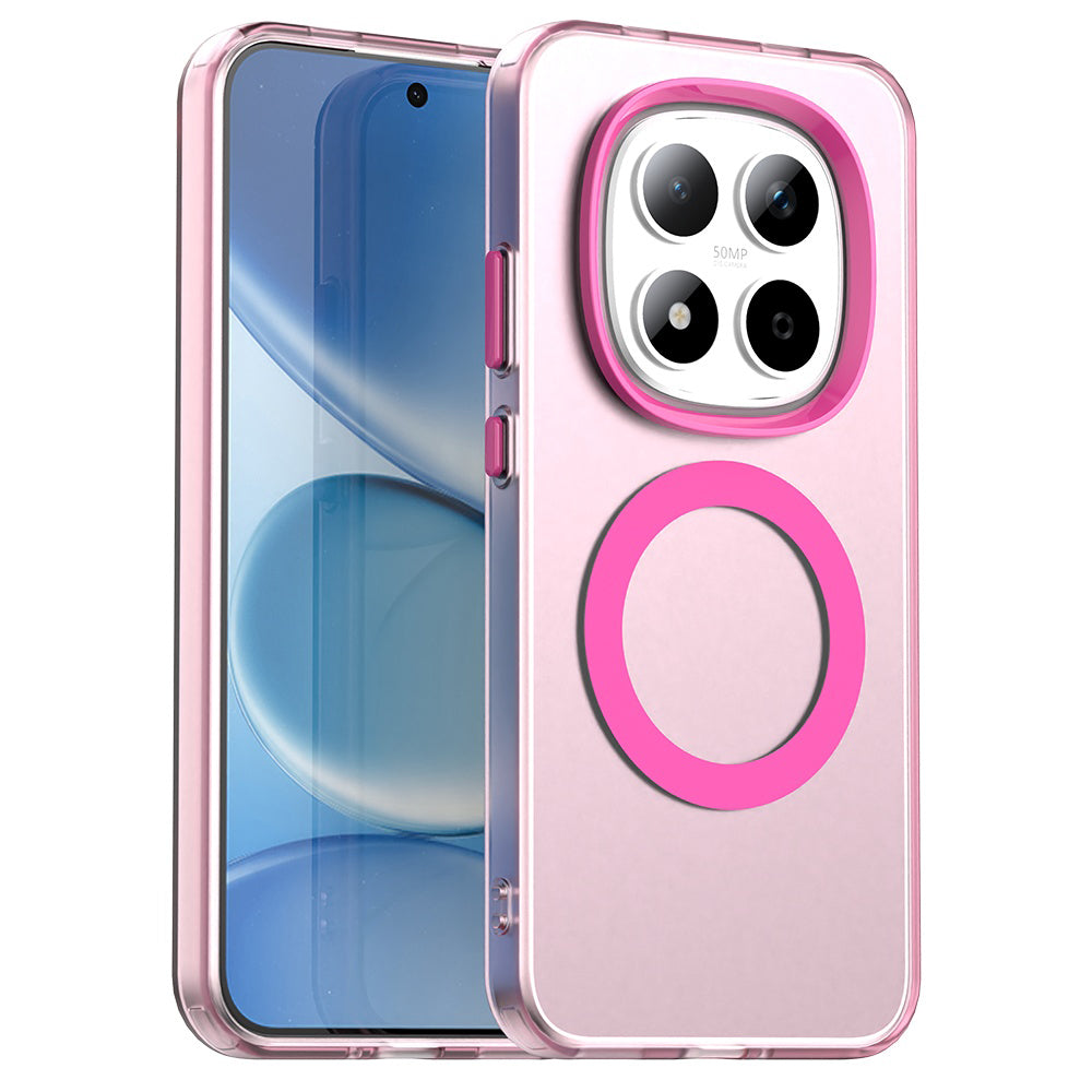 Ovitek MagSafe za Xiaomi Redmi Note 15 Pro 5G, Techsuit, CandyCase, Roza