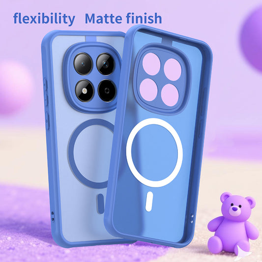 Ovitek MagSafe za Xiaomi Redmi Note 15 Pro 5G, Techsuit, HaloFrost II, Modra