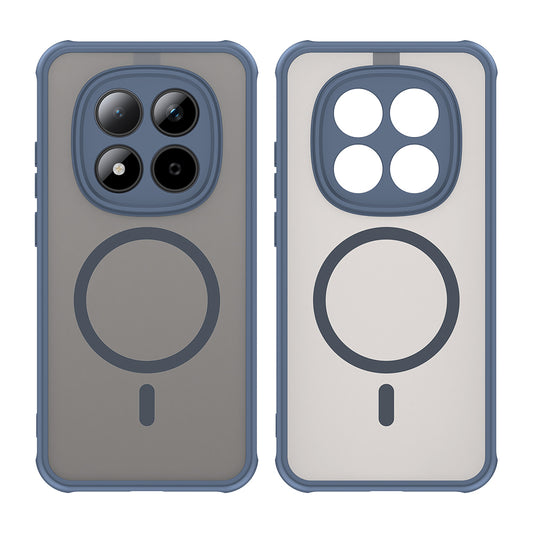 Ovitek MagSafe za Xiaomi Redmi Note 15 Pro 5G, Techsuit, HaloFrost II, Temno modra