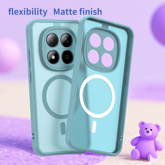 Ovitek MagSafe za Xiaomi Redmi Note 15 Pro 5G, Techsuit, HaloFrost II, Svetlo zelen