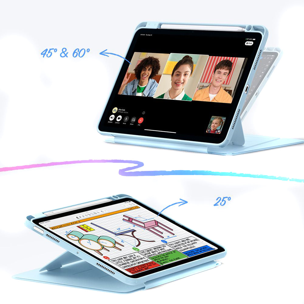 Ovitek za Apple iPad Air 13 (2026) / Air 13 (2025) / Air 13 (2024), ESR, Flip Hybrid, modra