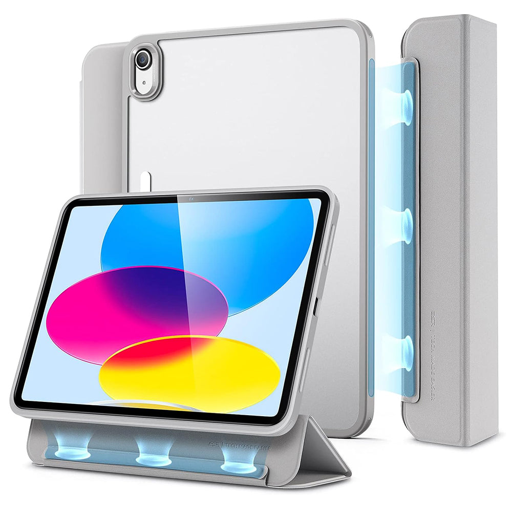 Ovitek za Apple iPad (2025) / (2022), ESR, Ascend Hybrid, Siv