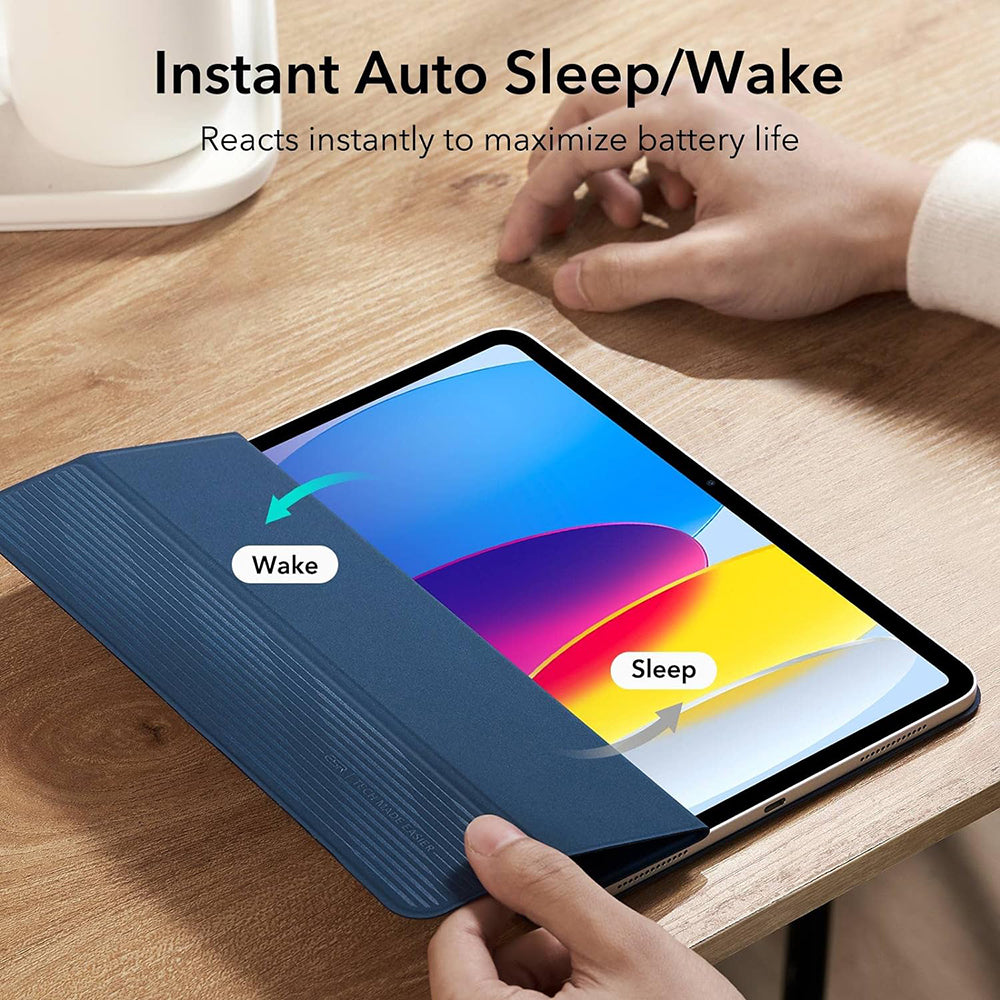 Ovitek za Apple iPad (2025) / (2022), ESR, Rebound, Mornarsko modra