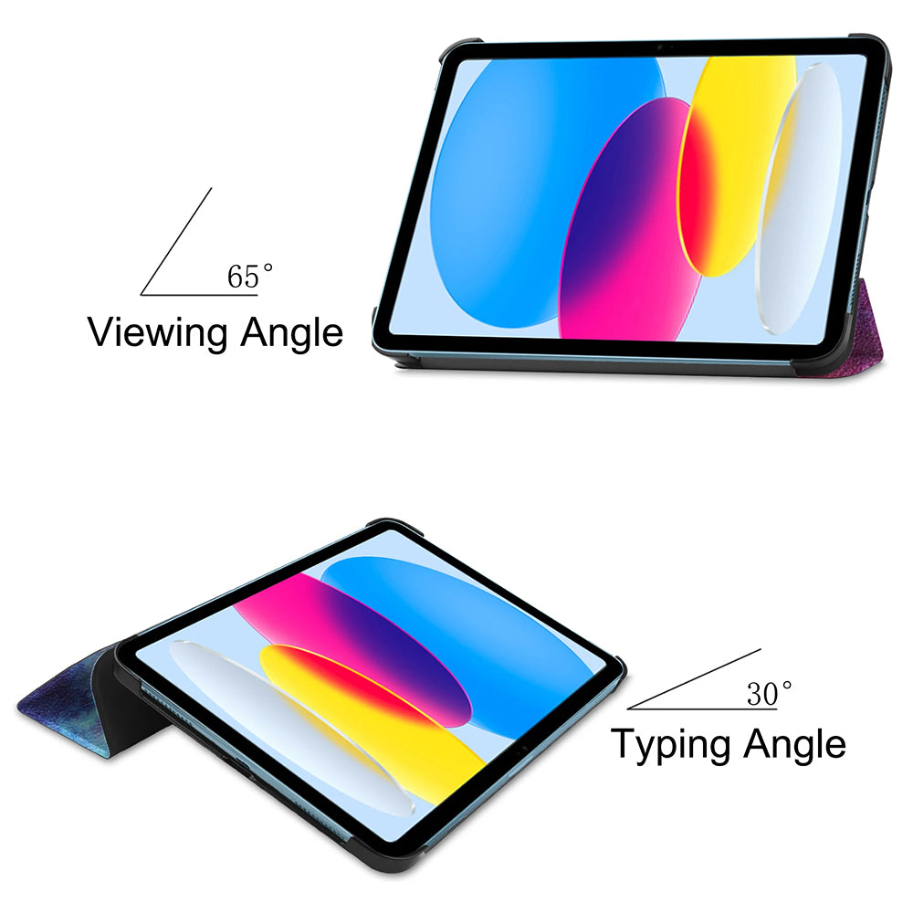 Ovitek za Apple iPad (2025) / (2022), Techsuit, FoldPro Starry Night, večbarven