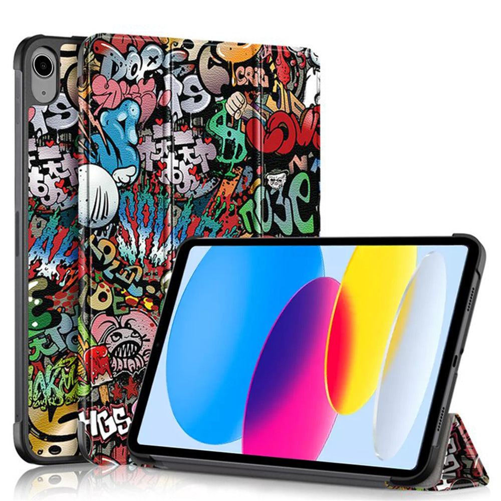 Ovitek za Apple iPad (2025) / (2022), Techsuit, FoldPro Urban Vibe, večbarven