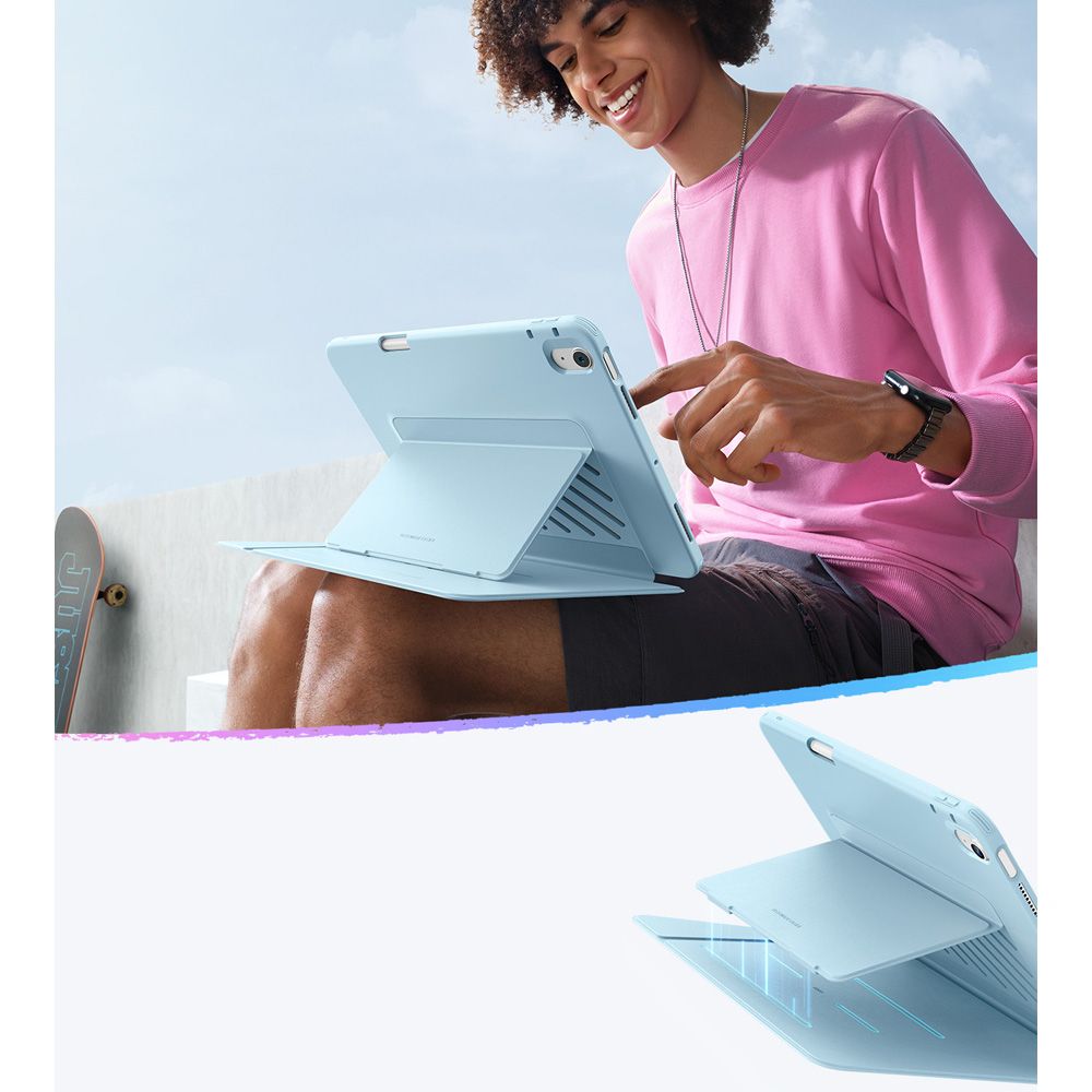 Ovitek za Apple iPad Air 13 (2026) / Air 13 (2025) / Air 13 (2024), ESR, Flip Hybrid, modra