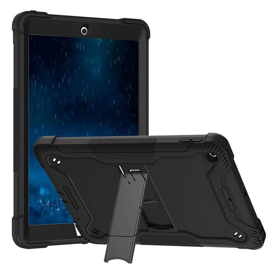 Case for Apple iPad 9.7 (2018) / 9.7 (2017), Techsuit, Rugged TabShell, Black