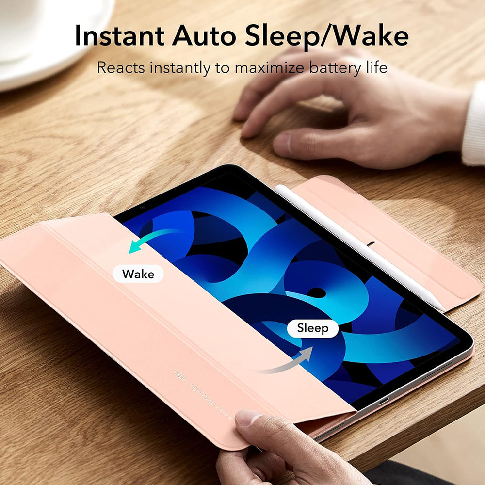 Ovitek za Apple iPad Air 11 (2024) / Air (2022) / Air (2020) / Pro 11 (2018), ESR, Rebound, Roza