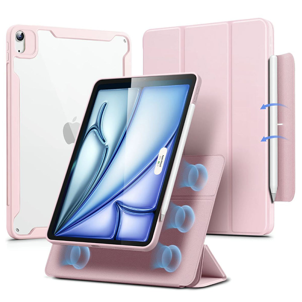 Ovitek za Apple iPad Air 11 (2026) / iPad Air 11 (2025) / Air 11 (2024) / Air (2022) / Air (2020), ESR, Rebound Hybrid, roza