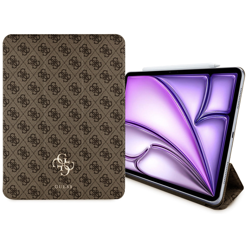 Ovitek za Apple iPad Air 13 (2025) / Air 13 (2024), Guess, 4G Big Logo, rjava