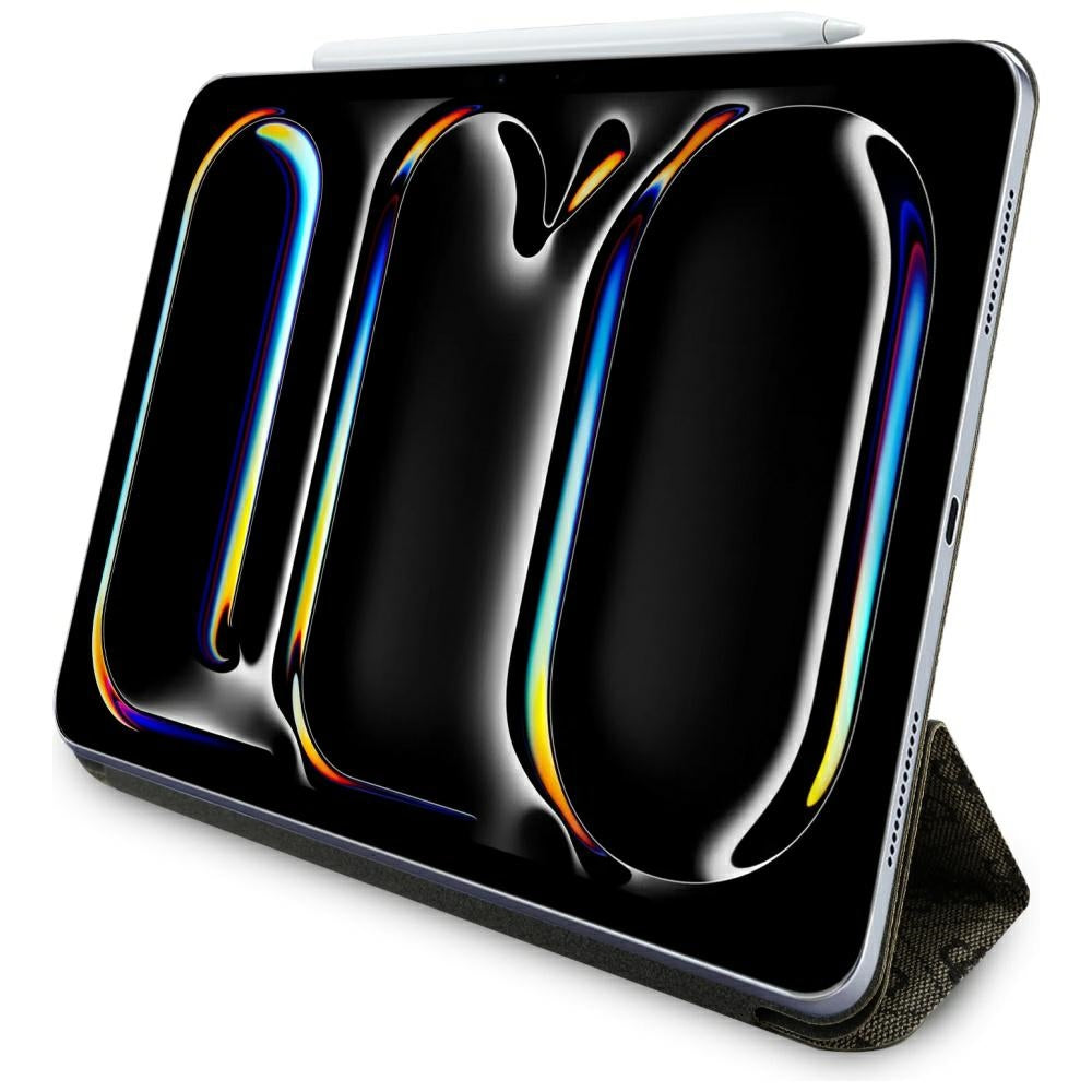 Ovitek za Apple iPad Air 13 (2025) / Air 13 (2024), Guess, 4G Big Logo, rjava