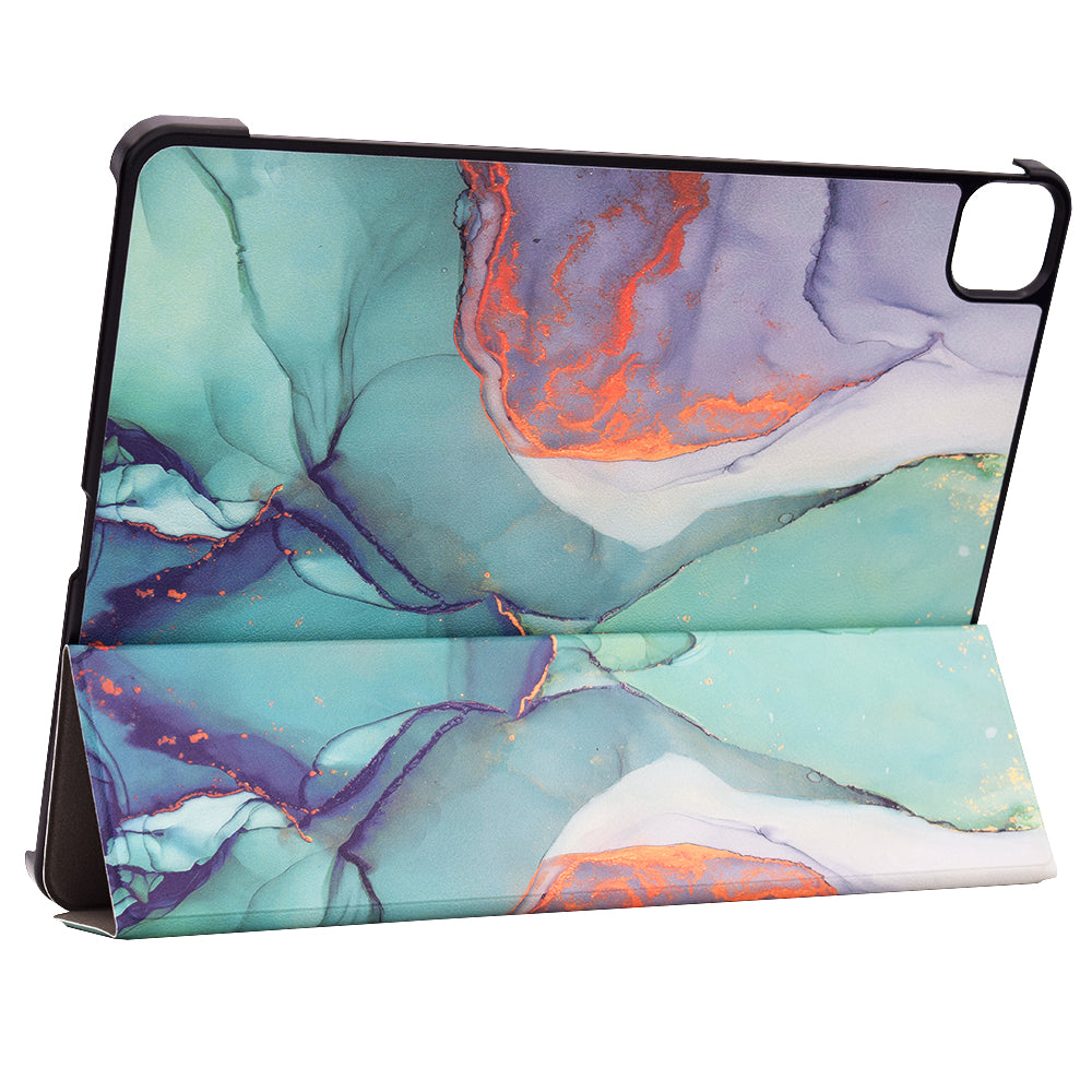 Ovitek za Apple iPad Air 13 (2026) / Air 13 (2025) / Air 13 (2024), Techsuit, FoldPro Green Time, večbarven