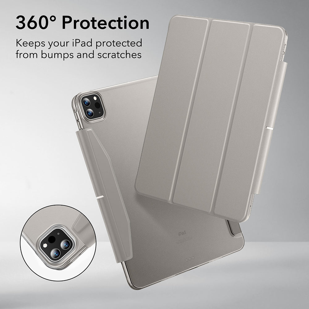 Ovitek za Apple iPad Pro 11 (2024), ESR, Ascend Trifold, Siv