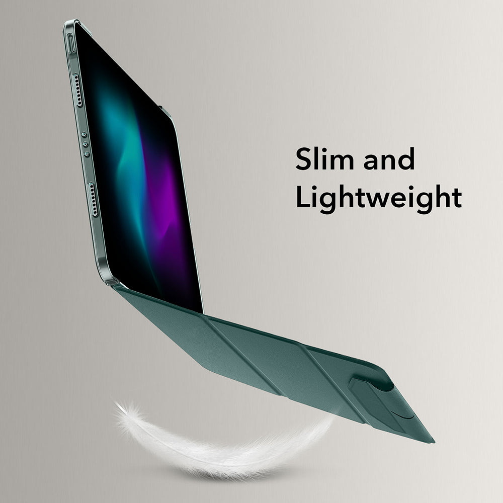 Ovitek za Apple iPad Pro 13 (2024), ESR, Ascend Trifold, Satenasto zelen