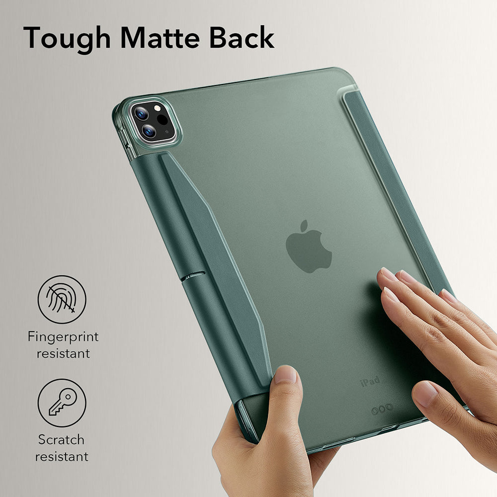 Ovitek za Apple iPad Pro 13 (2024), ESR, Ascend Trifold, Satenasto zelen