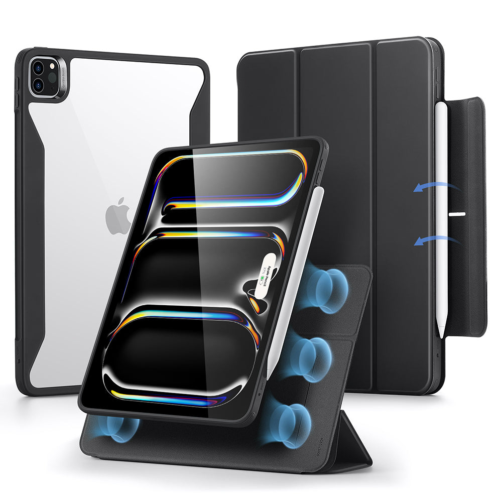 Ovitek za Apple iPad Pro 13 (2024), ESR, Rebound Hybrid, črn