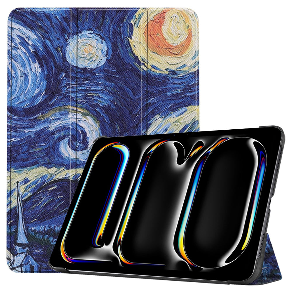 Ovitek za Apple iPad Pro 13 (2024), Techsuit, FoldPro Starry Night, večbarven
