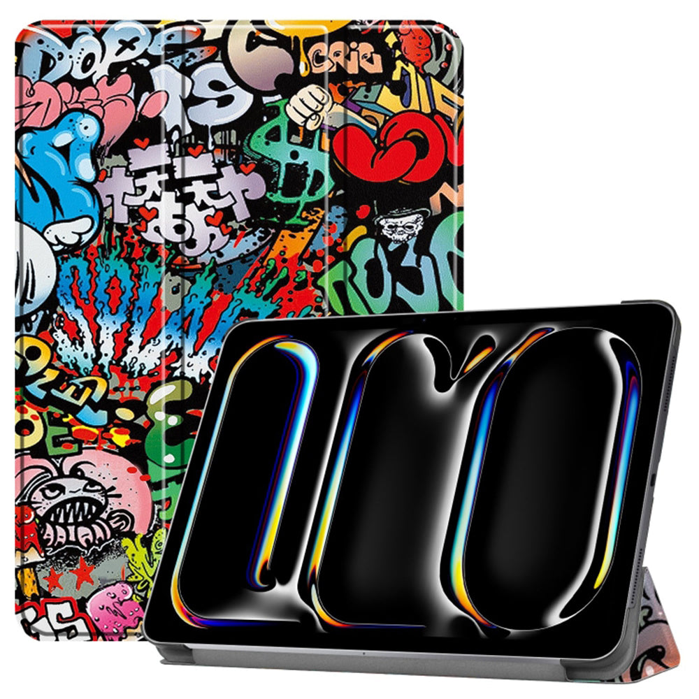Ovitek za Apple iPad Pro 13 (2024), Techsuit, FoldPro Urban Vibe, večbarven