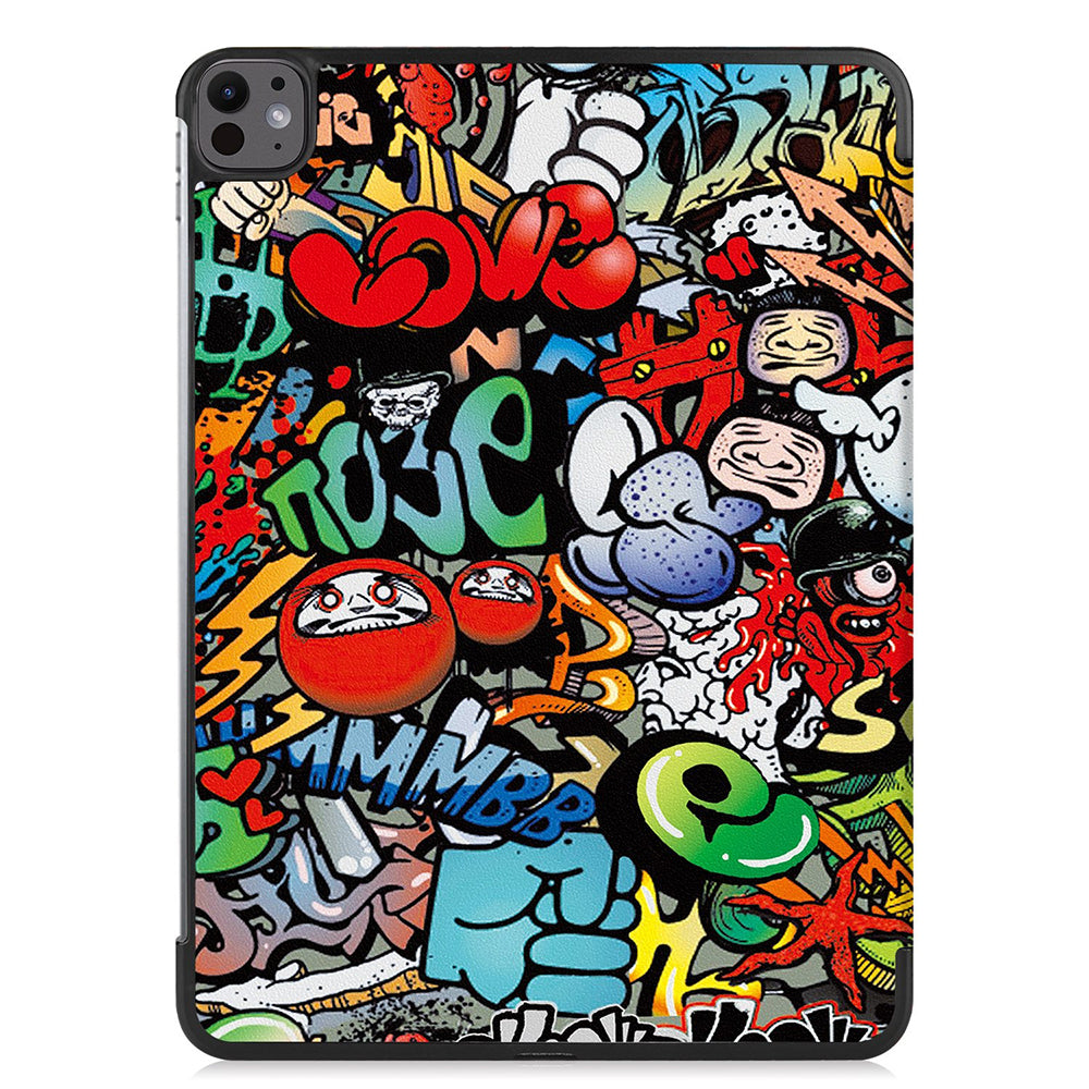 Ovitek za Apple iPad Pro 13 (2024), Techsuit, FoldPro Urban Vibe, večbarven