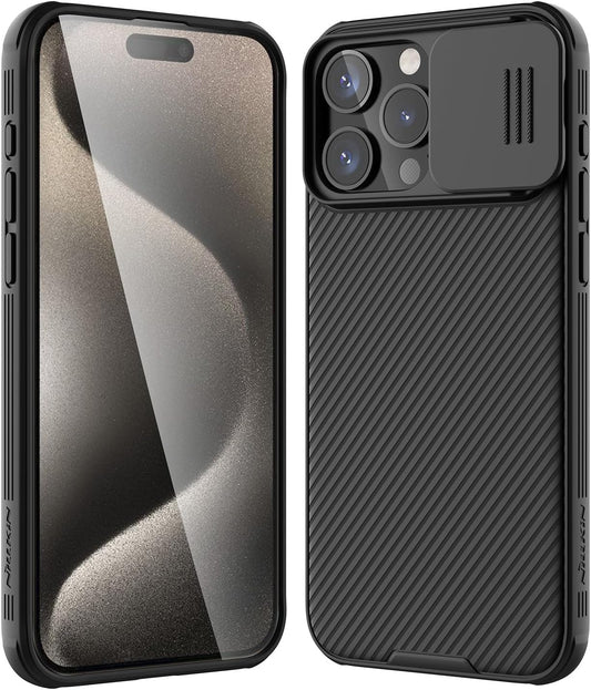 Ohišje za Apple iPhone 16 Pro, Nillkin, CamShield Pro, črno