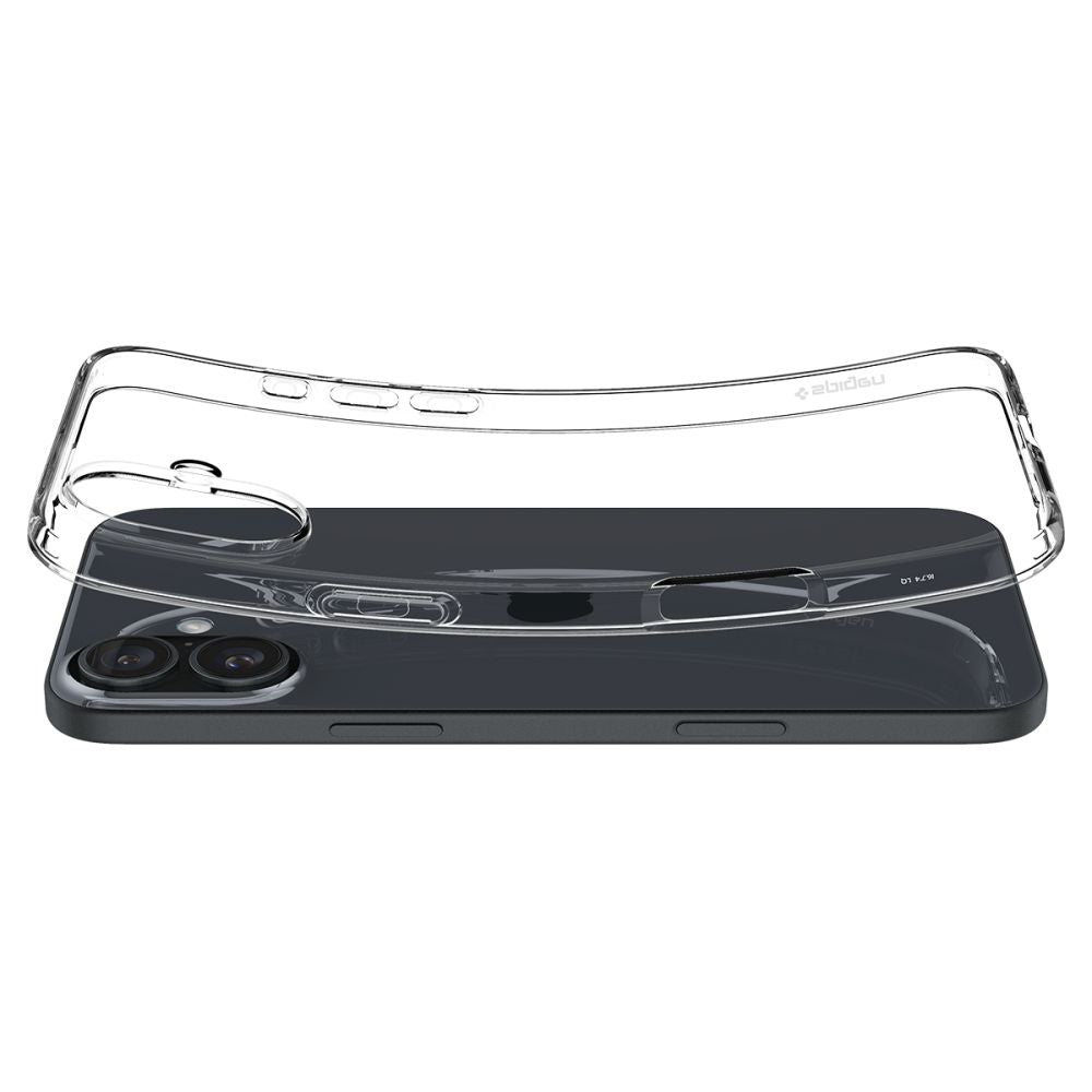 Ohišje za Apple iPhone 16 Plus, Spigen, s tekočimi kristali, prozorno ACS08064
